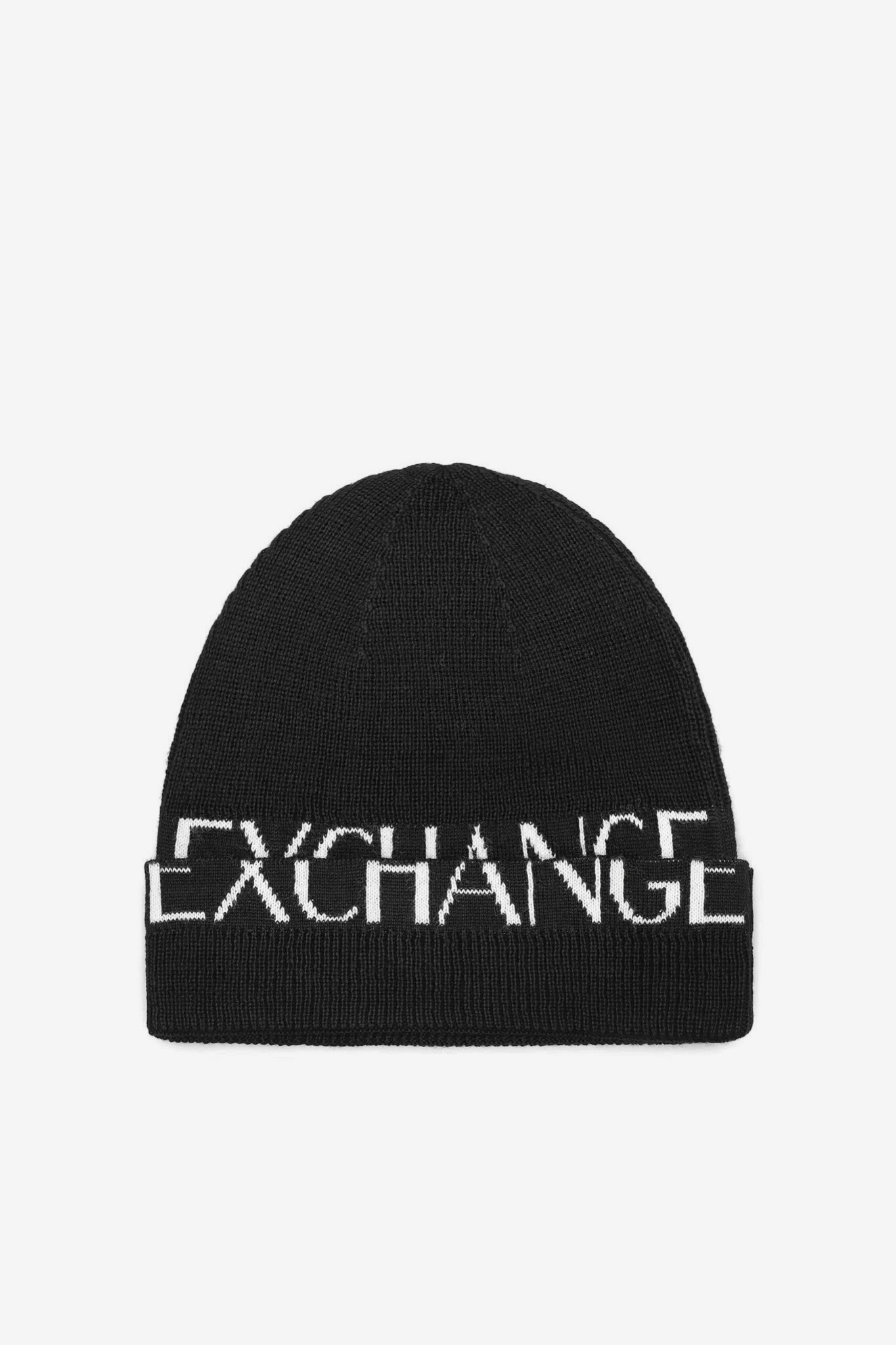 Чёрная шапка Armani Exchange